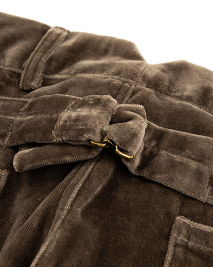 Blluemade Buckle Back Pant - Walnut Velvet - Standard & Strange