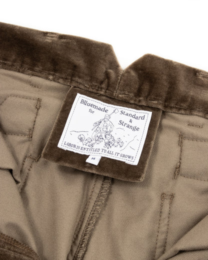 Blluemade Buckle Back Pant - Walnut Velvet - Standard & Strange