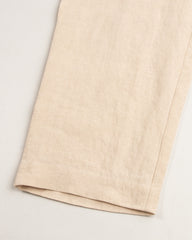 Blluemade Czech Drawstring Pant - Natural Belgian Linen - Standard & Strange