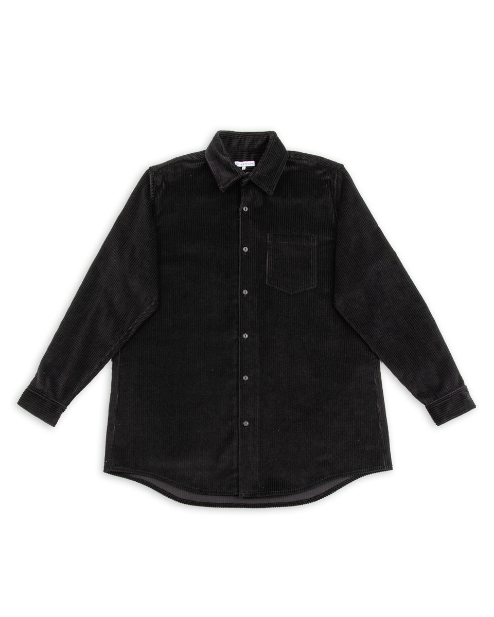 Blluemade Oversized Shirt - Black Corduroy – Standard & Strange