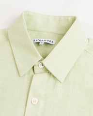 Blluemade Short Sleeve Shirt - Celadon Belgian Linen - Standard & Strange
