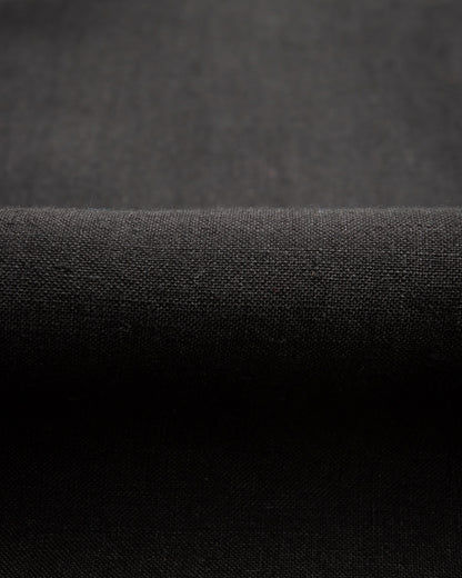 Blluemade Short Sleeve Shirt - Lightweight Black Belgian Linen - Standard & Strange
