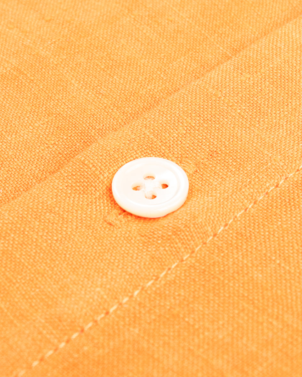 Blluemade Short Sleeve Shirt - Mango Belgian Linen - Standard & Strange