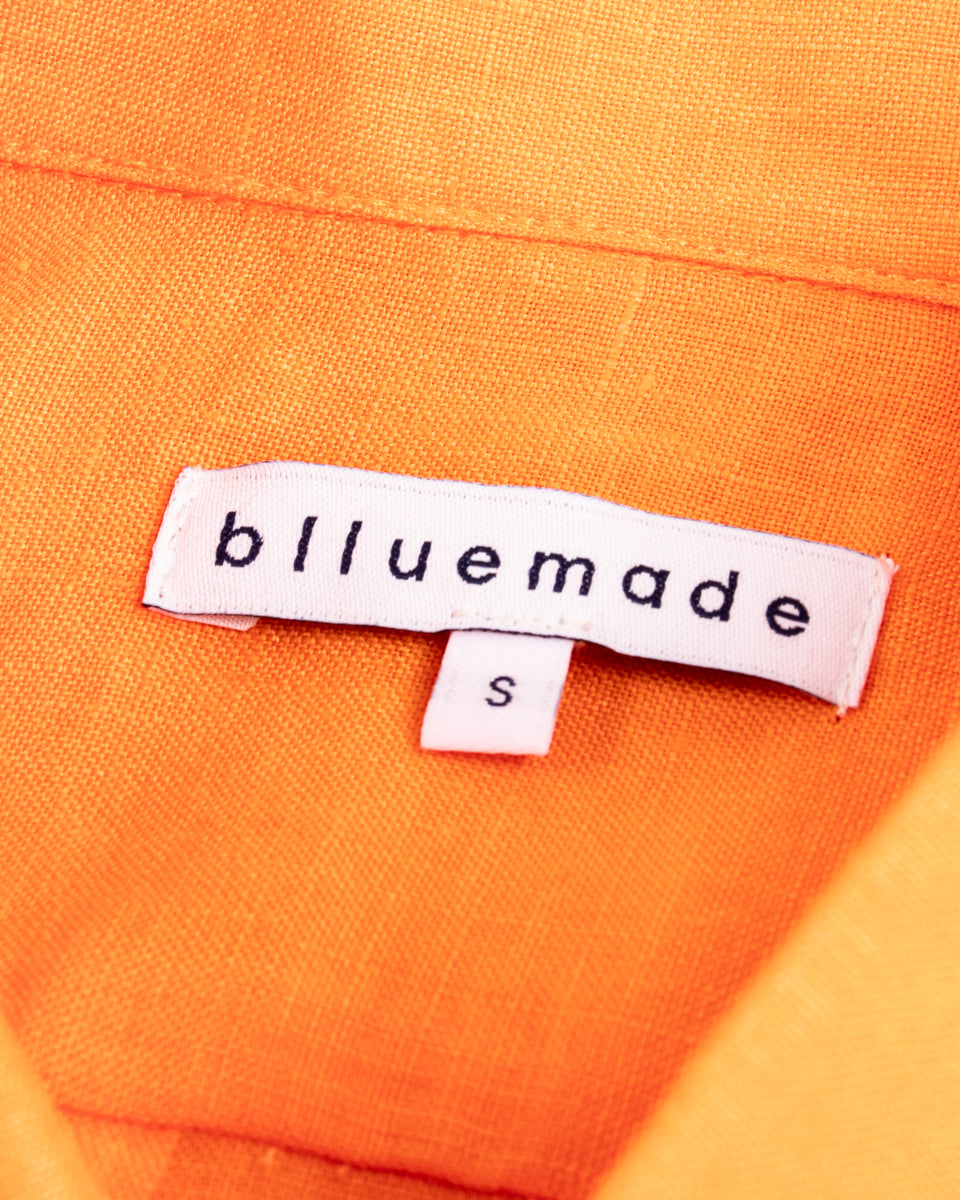 Blluemade Short Sleeve Shirt - Mango Belgian Linen - Standard & Strange