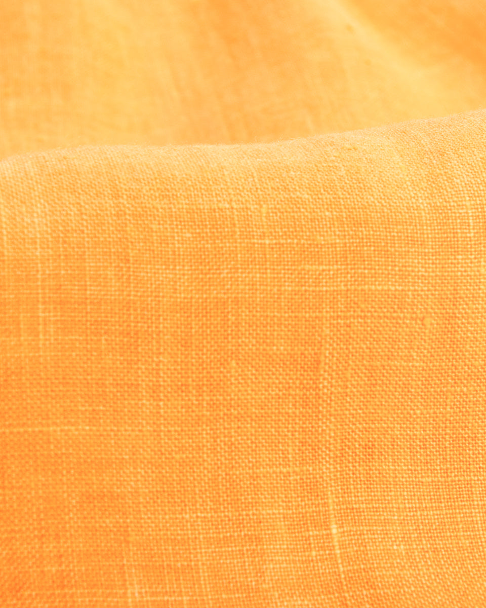 Blluemade Short Sleeve Shirt - Mango Belgian Linen - Standard & Strange