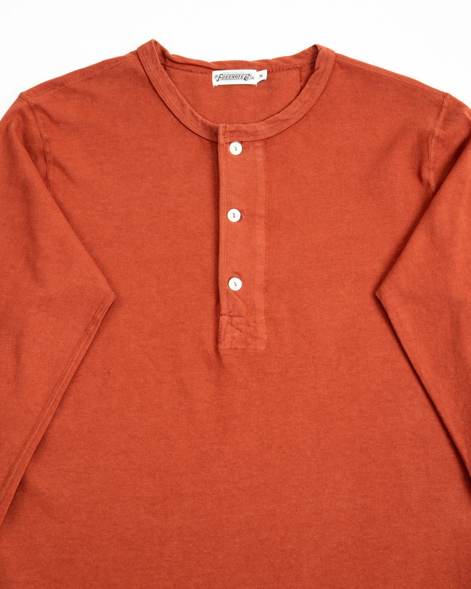 Freenote 13oz Henley L/S - Picante - Standard & Strange