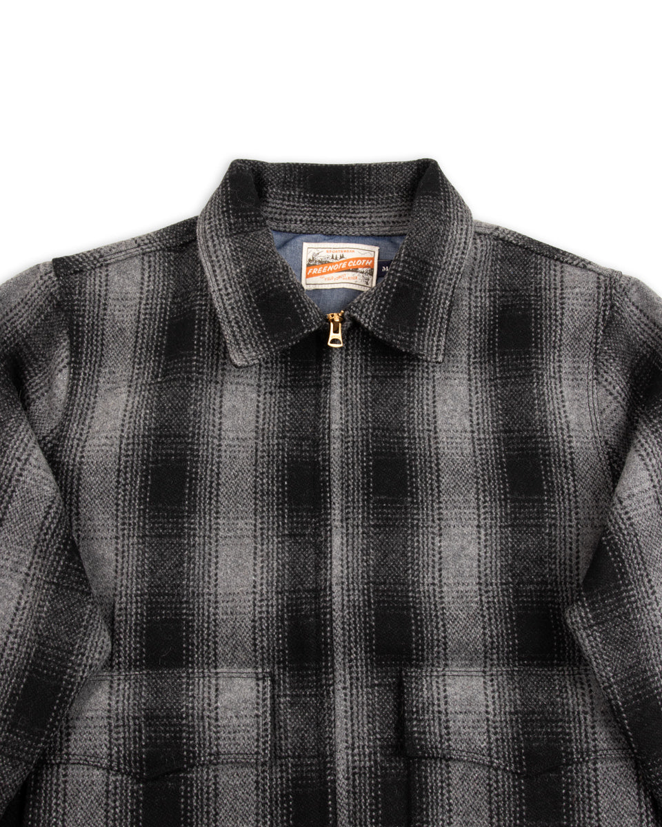 Freenote Alcorn Jacket - Grey Plaid Wool - Standard & Strange