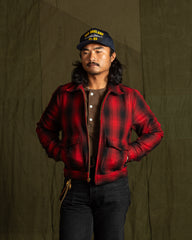 Freenote Alcorn Jacket - Red Plaid Wool - Standard & Strange