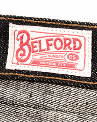 Freenote Belford Straight Fit - 17oz Black/White Slub - Standard & Strange
