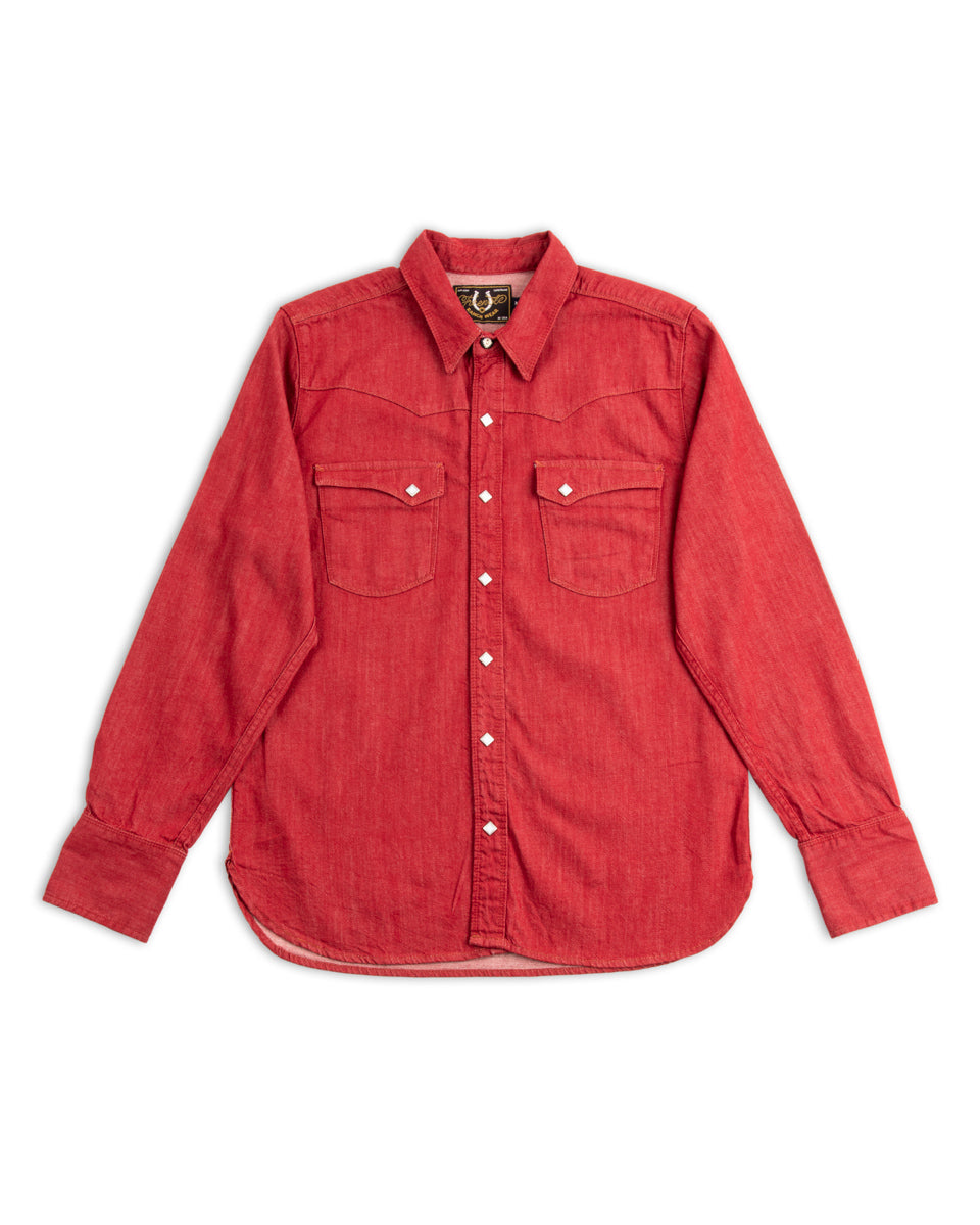 Freenote Calico Western Shirt - Red Denim – Standard & Strange