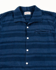 Freenote Cayucos S/S Shirt - Indigo Stripe - Standard & Strange