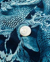 Freenote Hawaiian Shirt - Blue Dragon - Standard & Strange