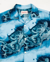 Freenote Hawaiian Shirt - Blue Dragon - Standard & Strange