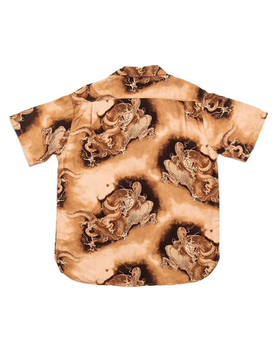 Freenote Hawaiian Shirt - Brown Dragon - Standard & Strange