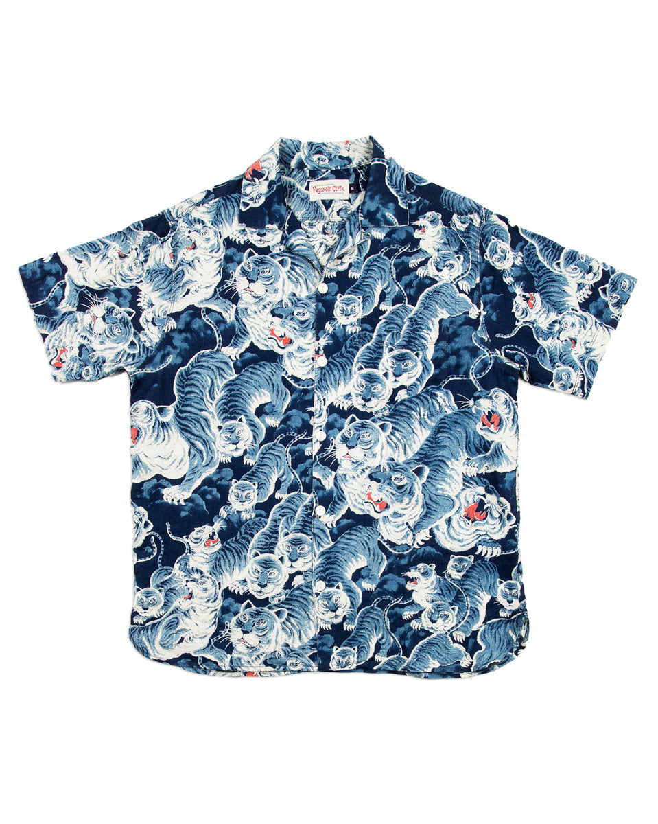 Freenote Hawaiian Shirt - Ice Tiger - Standard & Strange