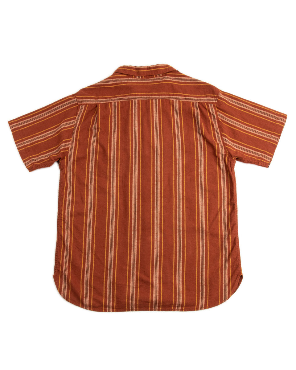 Freenote Hawaiian Shirt - Rust Stripe - Standard & Strange