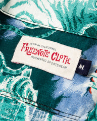 Freenote Hawaiian Shirt - Turquoise Tiger - Standard & Strange