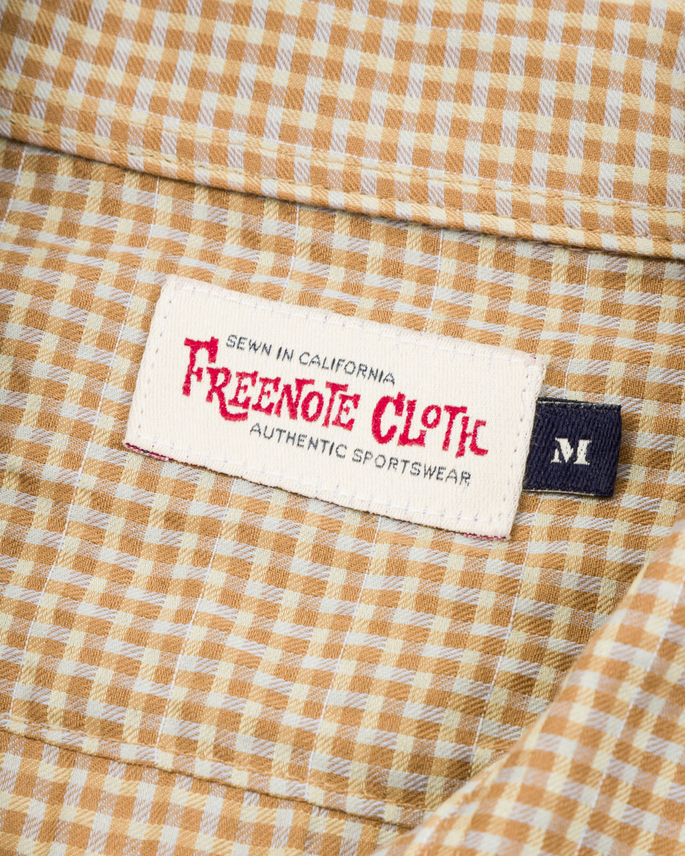 Freenote Jove Double Pocket Shirt - Gingham - Standard & Strange