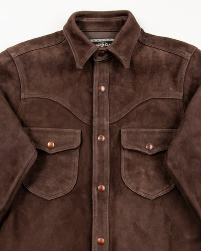 Freenote Packard Western Shirt - Chocolate Goatskin - Standard & Strange