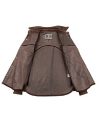 Freenote Packard Western Shirt - Chocolate Goatskin - Standard & Strange