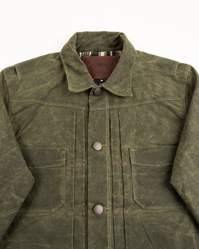 Freenote RJ-1 Jacket - Olive Waxed Canvas - Standard & Strange