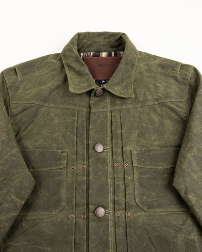 Freenote RJ-1 Jacket - Olive Waxed Canvas - Standard & Strange