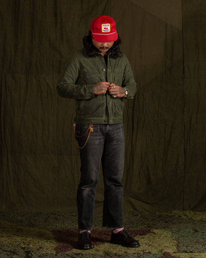 Freenote RJ-1 Jacket - Olive Waxed Canvas - Standard & Strange