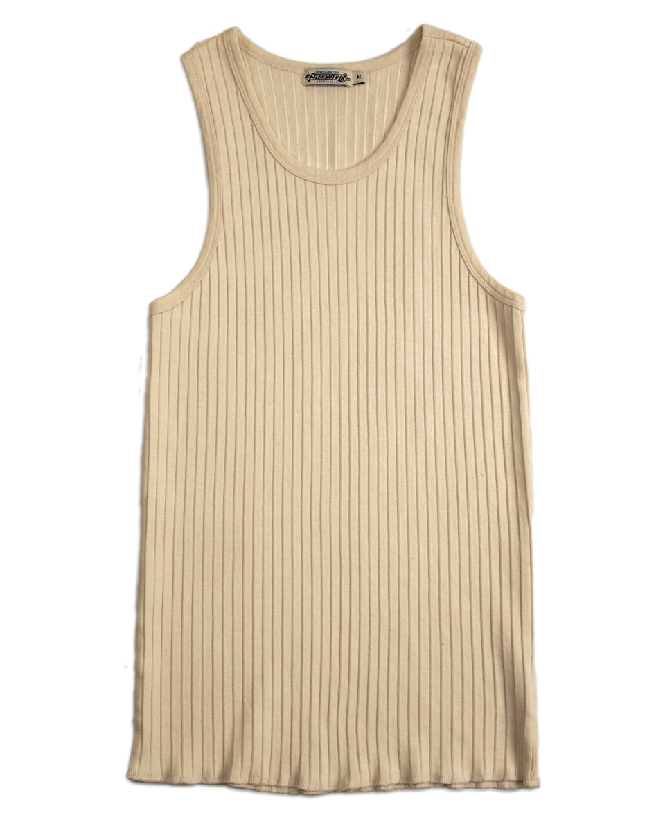 Freenote Ribbed Tank Top - Natural - Standard & Strange