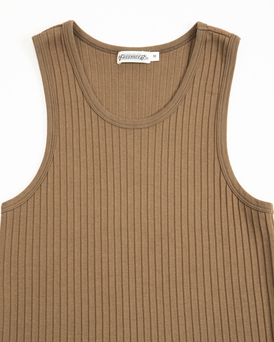 Freenote Ribbed Tank Top - Olive – Standard & Strange