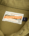 Freenote Scout Shirt - Olive Sateen - Standard & Strange