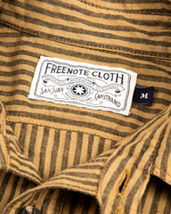 Freenote Wells Workshirt - Gold Stripe - Standard & Strange