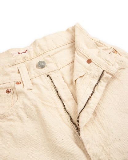 Fullcount 0107EC - Womens' Wide Straight "Monroe" - Ecru Denim - Standard & Strange