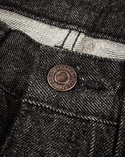 Fullcount 1101BK - Straight Selvedge Denim - Black - Standard & Strange