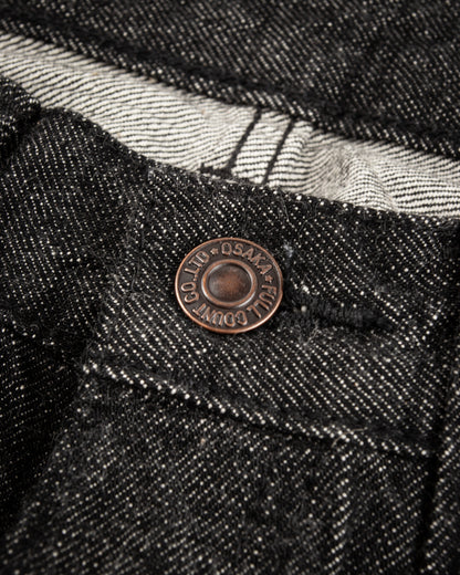 Fullcount 1101BK - Straight Selvedge Denim - Black - Standard & Strange