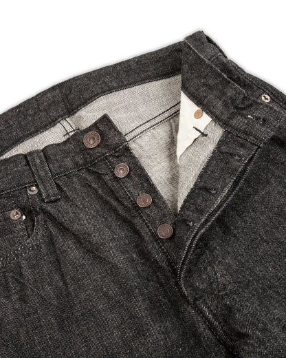 Fullcount 1101BK - Straight Selvedge Denim - Black - Standard & Strange