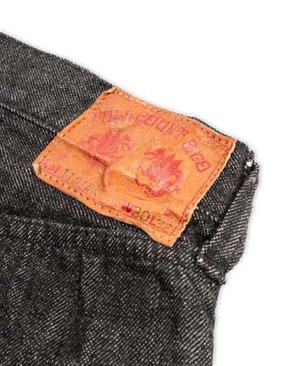 Fullcount 1101BK - Straight Selvedge Denim - Black - Standard & Strange