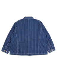 Fullcount Chore Jacket - Indigo Wabash Stripe - Standard & Strange