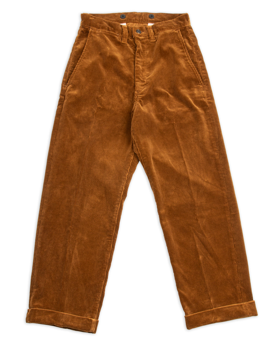 Fullcount Super Fine Corduroy Farmers Trousers - Brown – Standard & Strange