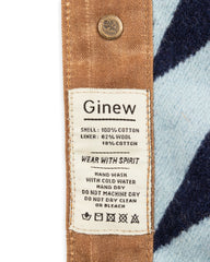 Ginew Wax Rider Coat - Brown / Gently Strikes Lining - Standard & Strange