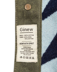 Ginew Wax Rider Coat - Green / Gently Strikes Lining - Standard & Strange