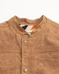 Ginew Wax Vest - Brown / Gently Strikes Lining - Standard & Strange