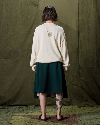 Gorsch Bauerin Tuck Flared Skirt - Deep Green - Standard & Strange