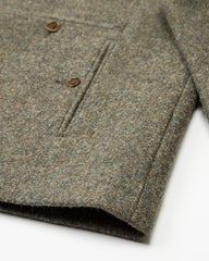 Mottled Melton Jacket - Olive