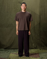 Gorsch One Size Velvet Yarn Easy Trousers - Brown Wool Rayon - Standard & Strange