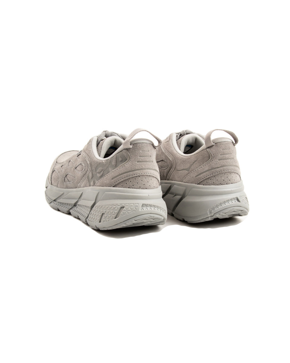 Hoka Clifton L Suede - Limestone/Limestone - Standard & Strange