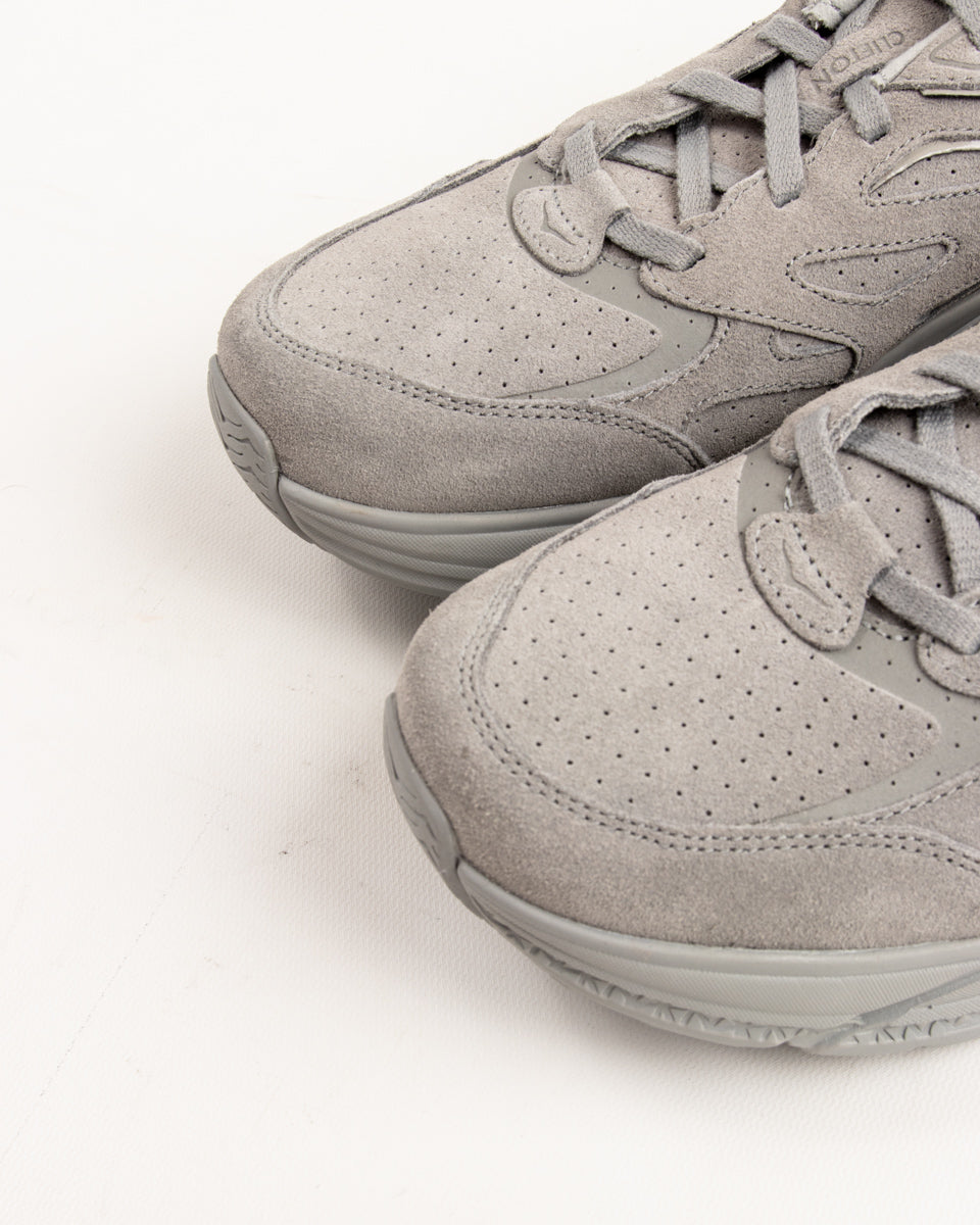 Hoka Clifton L Suede - Limestone/Limestone - Standard & Strange