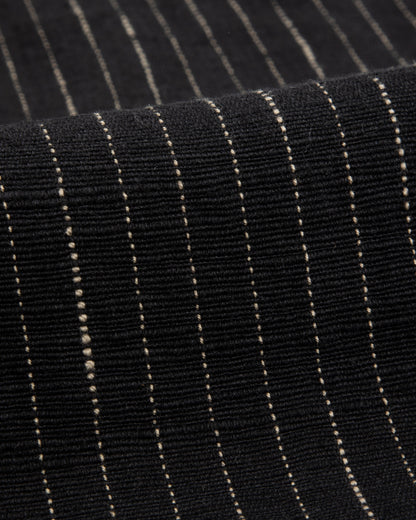 Indi + Ash Isaac Pant - Handwoven Iron/Acacia Canvas Ticking Stripe - Standard & Strange