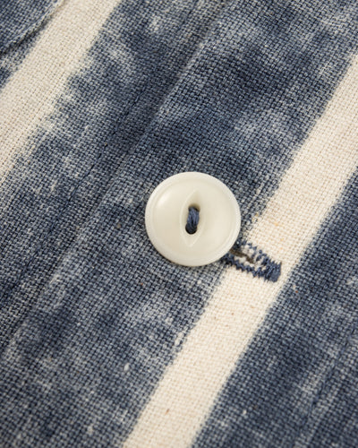 Indi + Ash Lake Camp Shirt Jac - Reversible Indigo Bold Stripe - Standard & Strange