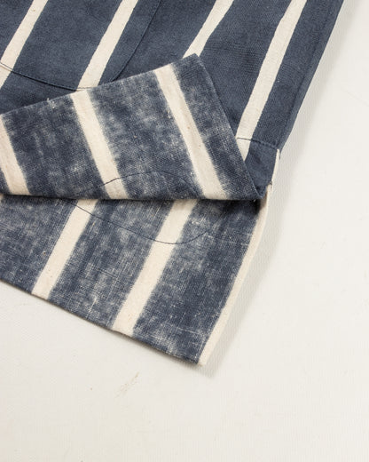 Indi + Ash Lake Camp Shirt Jac - Reversible Indigo Bold Stripe - Standard & Strange
