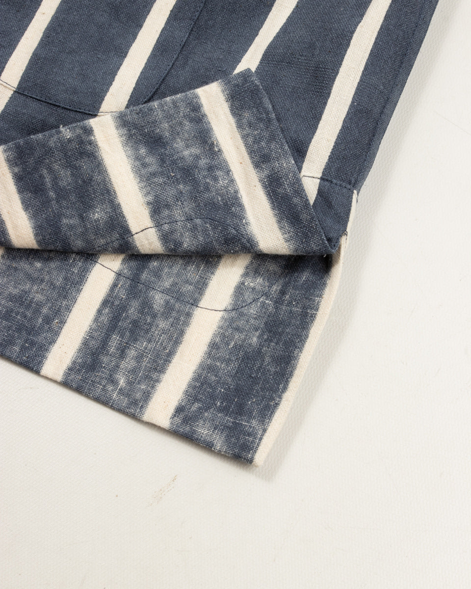 Indi + Ash Lake Camp Shirt Jac - Reversible Indigo Bold Stripe - Standard & Strange